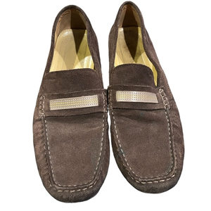 Geox U Snake Moc C Driving‎ Slip On Loafers Suede Men’s Brown Shoes 46 EU 12 US